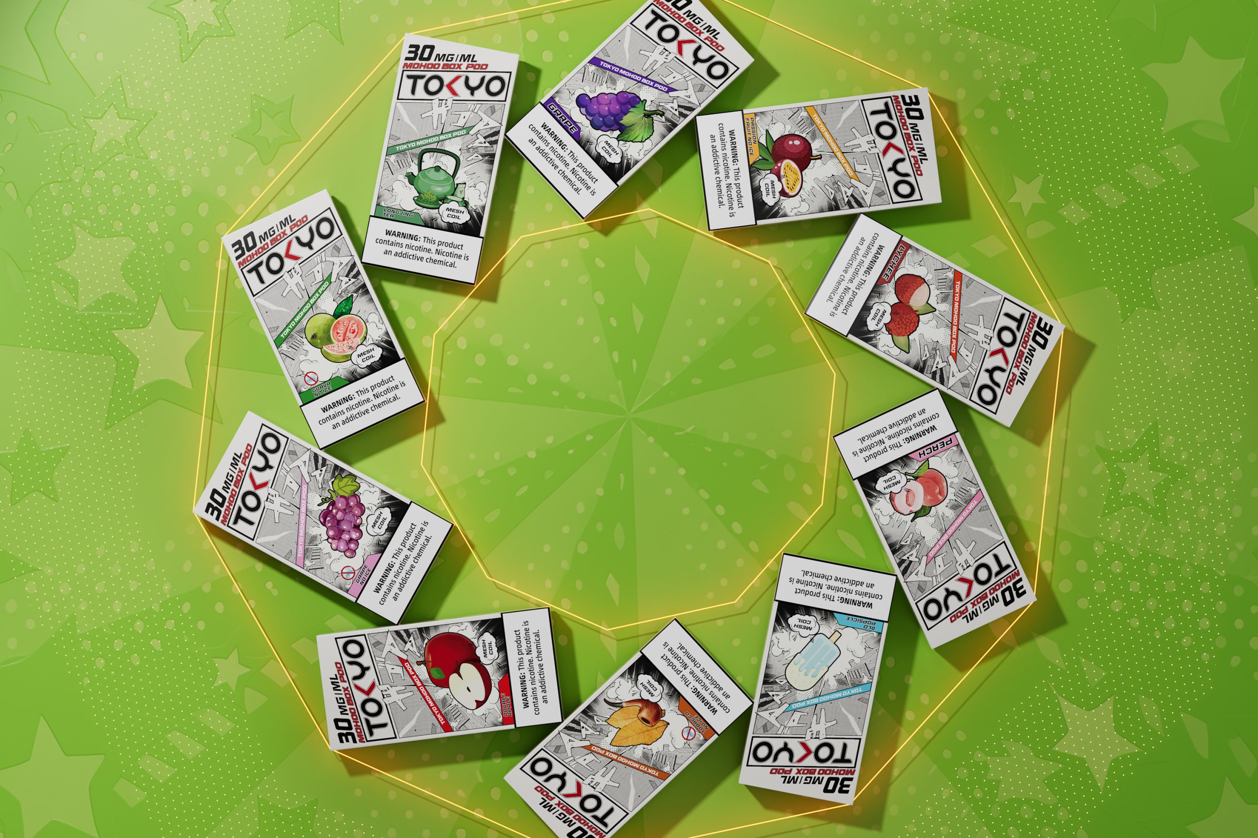 TOKYO MOHOO BOX 東京魔盒煙彈｜大容量換彈式主機・買三盒加150送主機・台灣電子菸批發